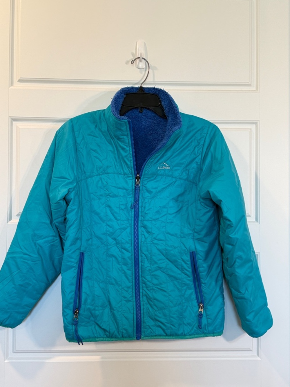 LL BEAN jacket fleece lined 10/12
